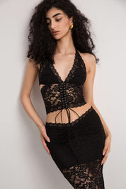 Noir Lace Set