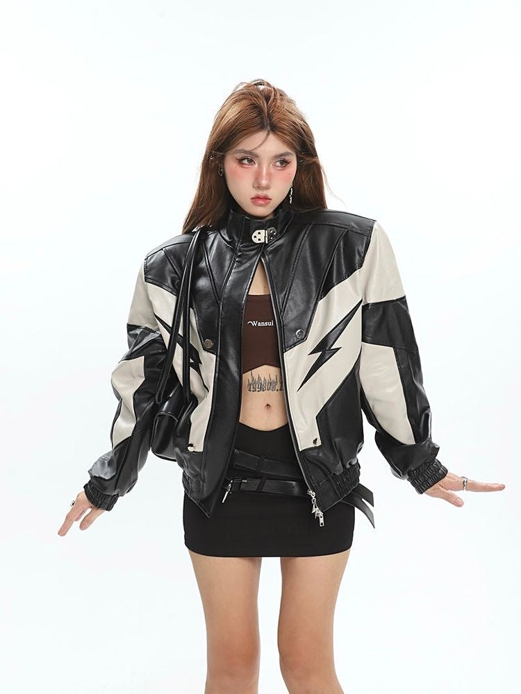 Zeus Black Leather Jacket
