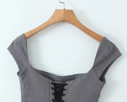 Jane Two Piece Grey Set