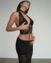 Noir Lace Set