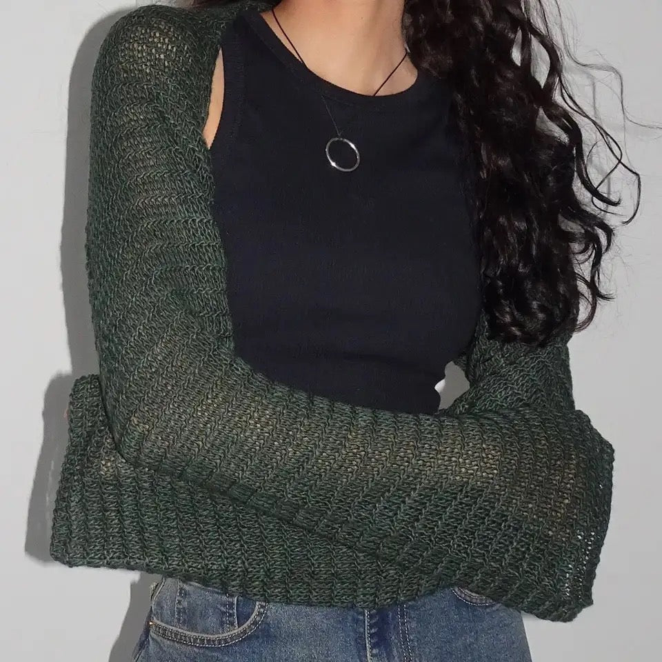 Black Bolero Soft Knit