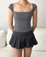 Jane Two Piece Grey Set