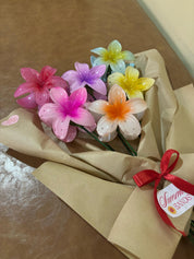 Valentines flower clip bouquet
