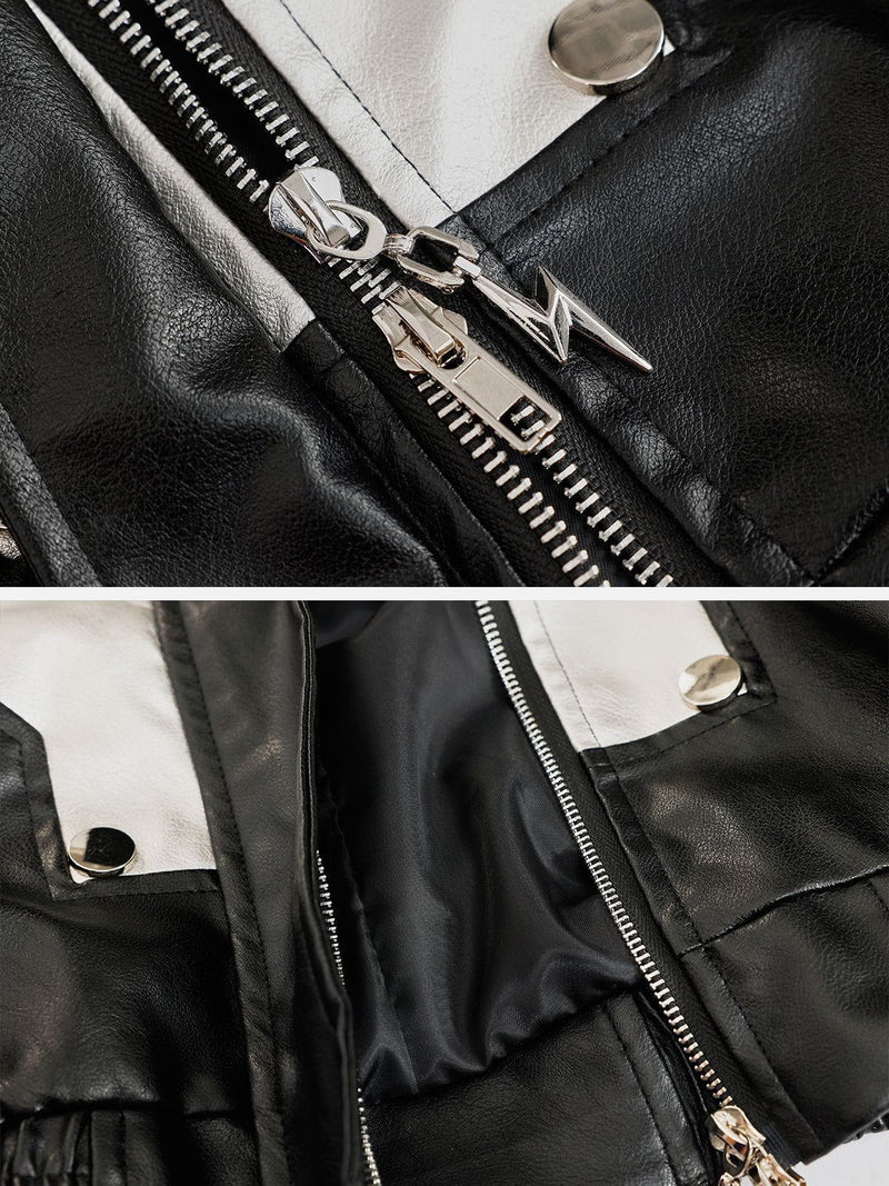 Zeus Black Leather Jacket