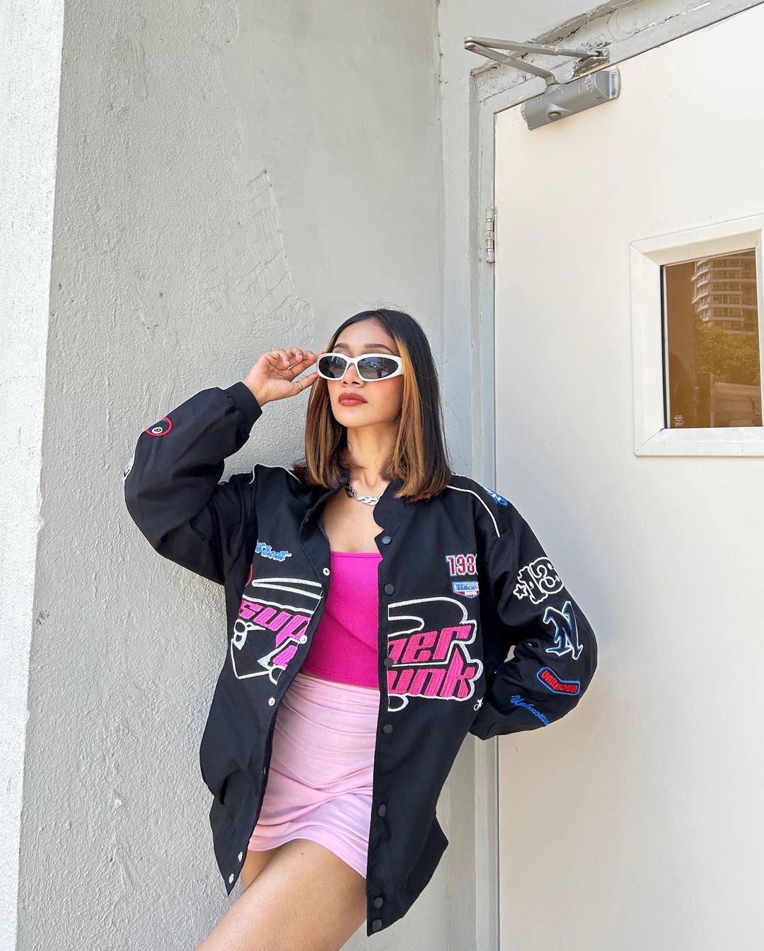 Punk Reflective Racing Jacket