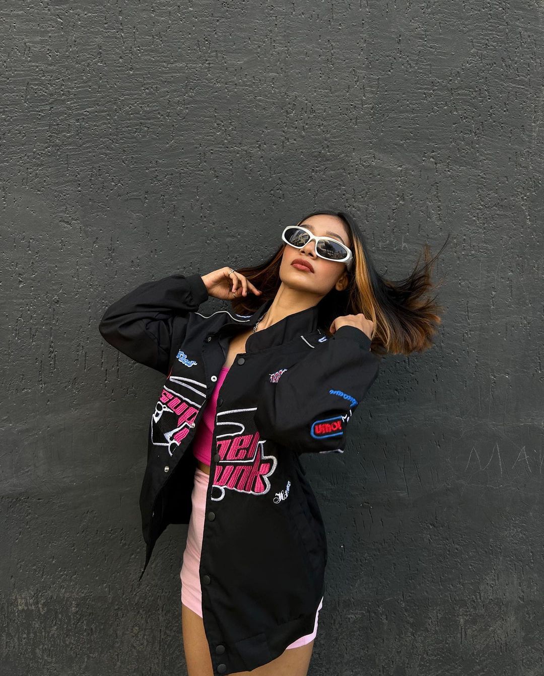 Punk Reflective Racing Jacket