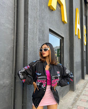 Punk Reflective Racing Jacket