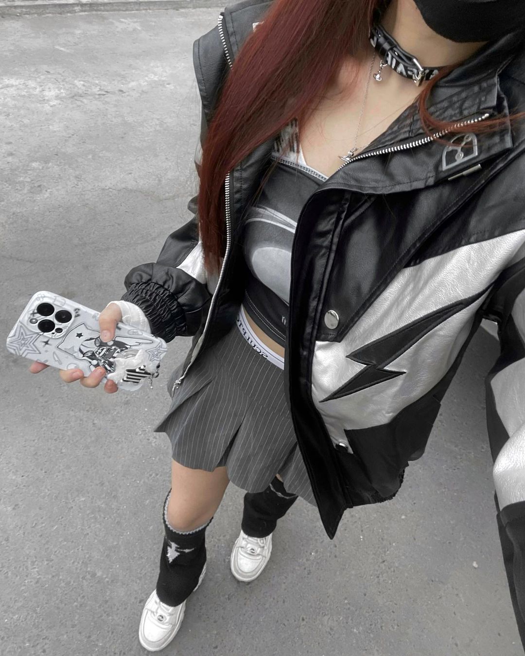 Zeus Black Leather Jacket