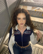 Rockmore Zip Up Cardi Top