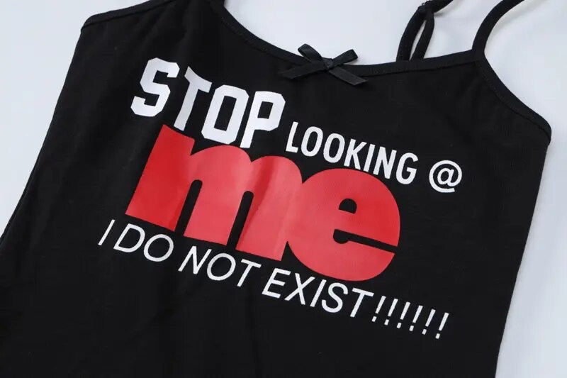 Stop Looking At Me Tank Top