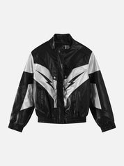 Zeus Black Leather Jacket