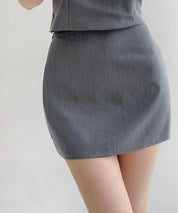 Jane Two Piece Grey Set
