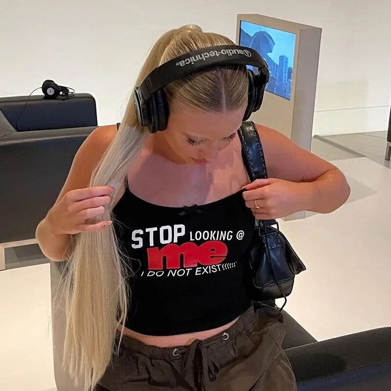 Stop Looking At Me Tank Top