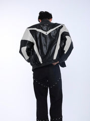 Zeus Black Leather Jacket