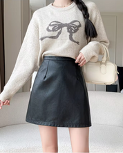 Leather Half Skirt