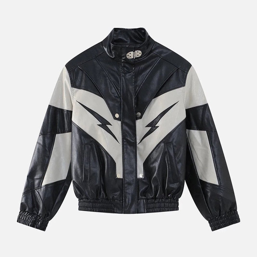 Zeus Black Leather Jacket
