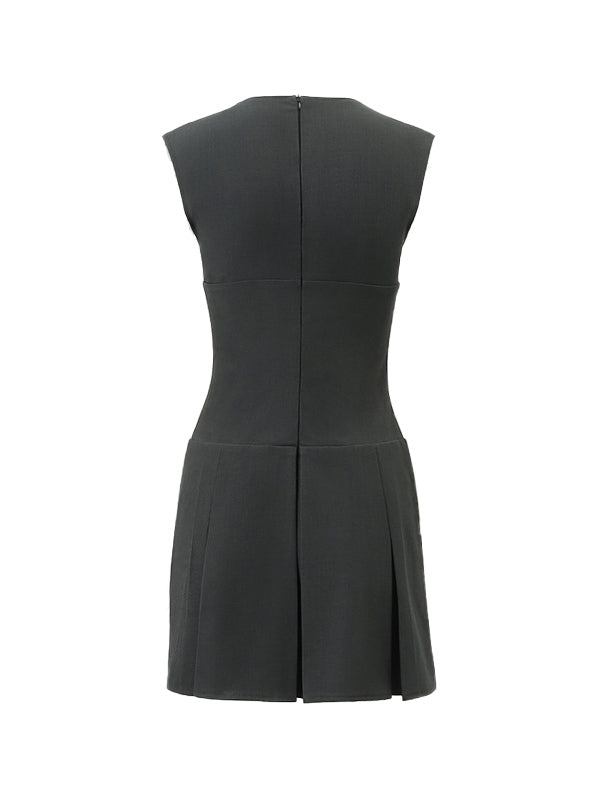 Nancy Grey Siren Dress