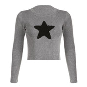 grey star long sleeve top