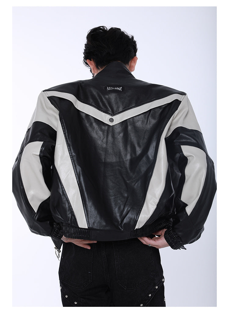Zeus Black Leather Jacket