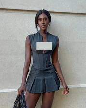 Nancy Grey Siren Dress