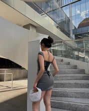 Jane Two Piece Grey Set