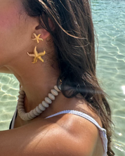 Double Starfish Earrings