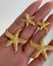 Double Starfish Earrings