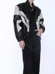 Zeus Black Leather Jacket
