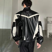 Zeus Black Leather Jacket