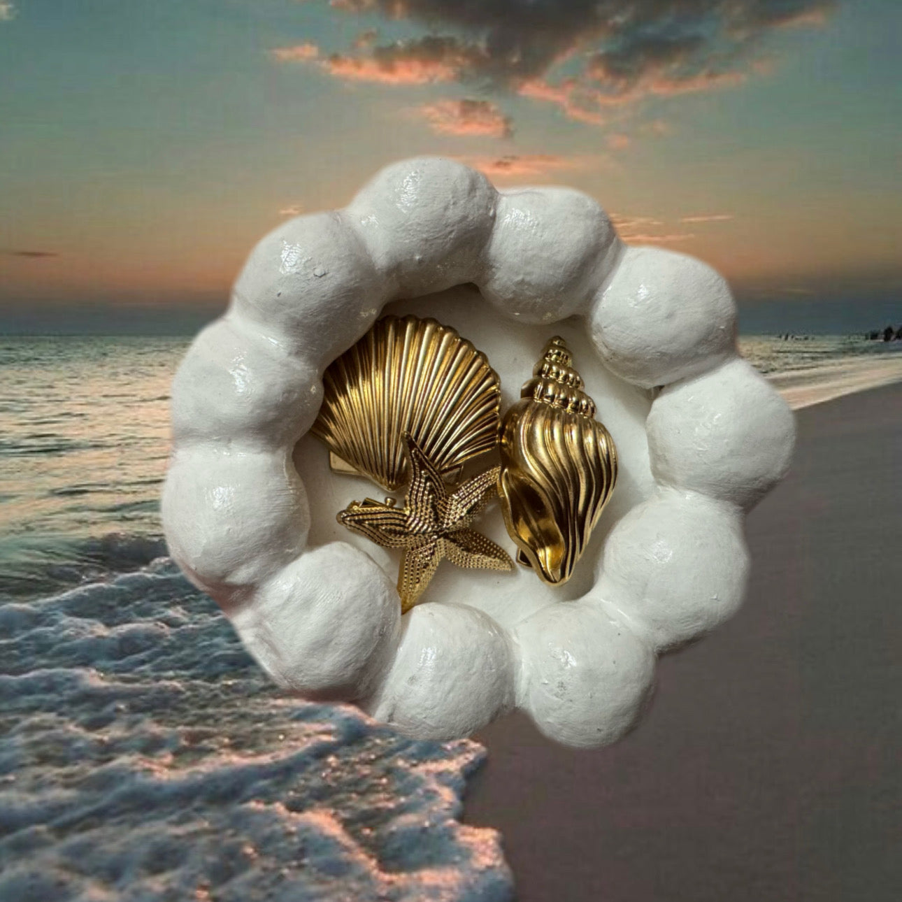 Beach inspired hairclip