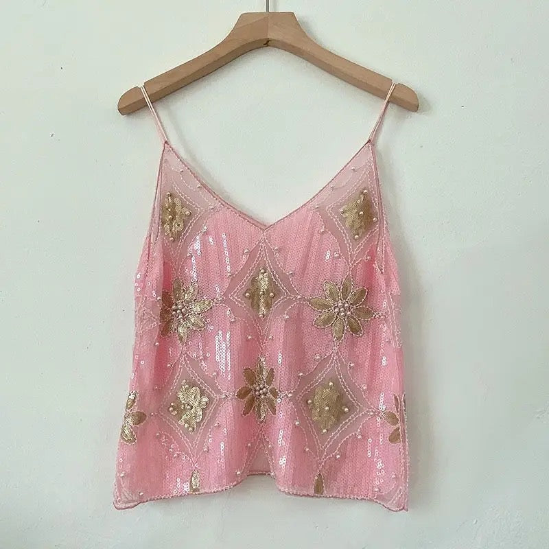 Beaded Ibiza Top
