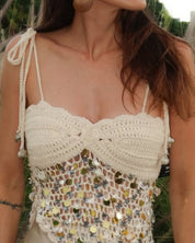 Shell Crochet Top