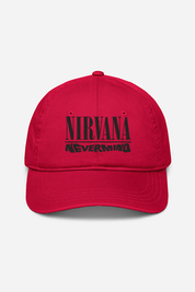 Baseball Cap NIRVANA Embroidered RED
