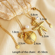 Seas with Pearl Charm