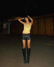 I’m Out Of My Mind Yellow Tank Top