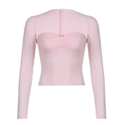 Pink Bolero Top