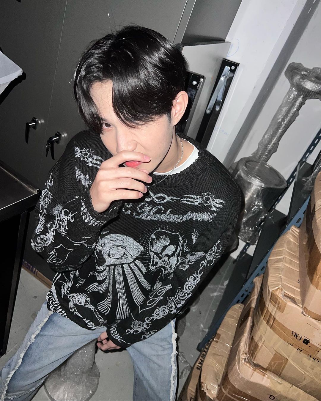 Hayden Black Goth Pullover Jacket