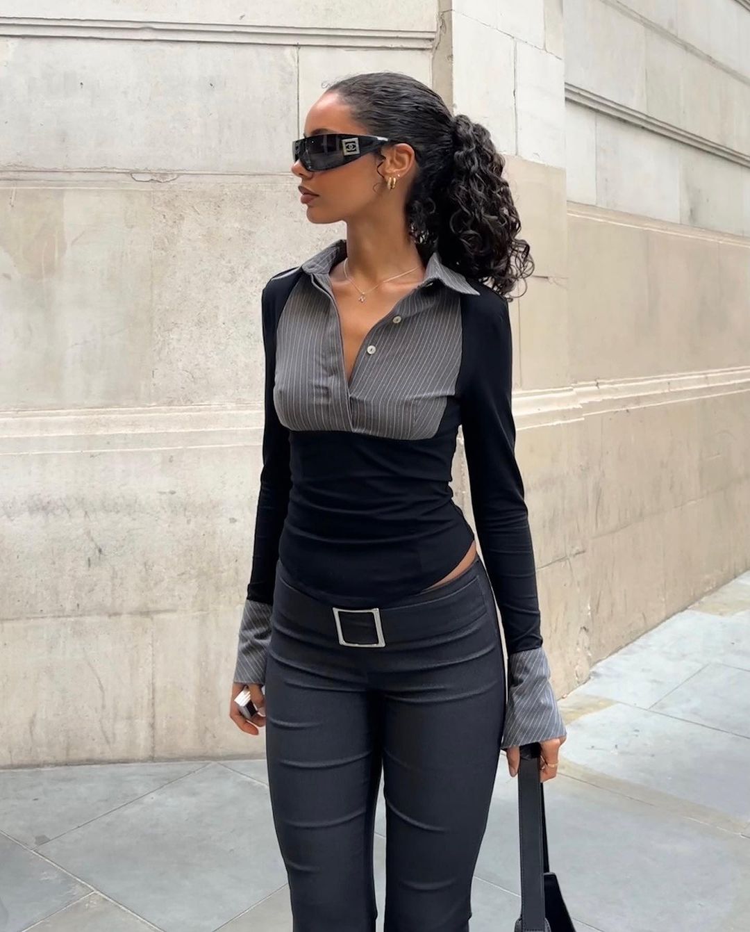 Jenna Office Long Sleeve Top