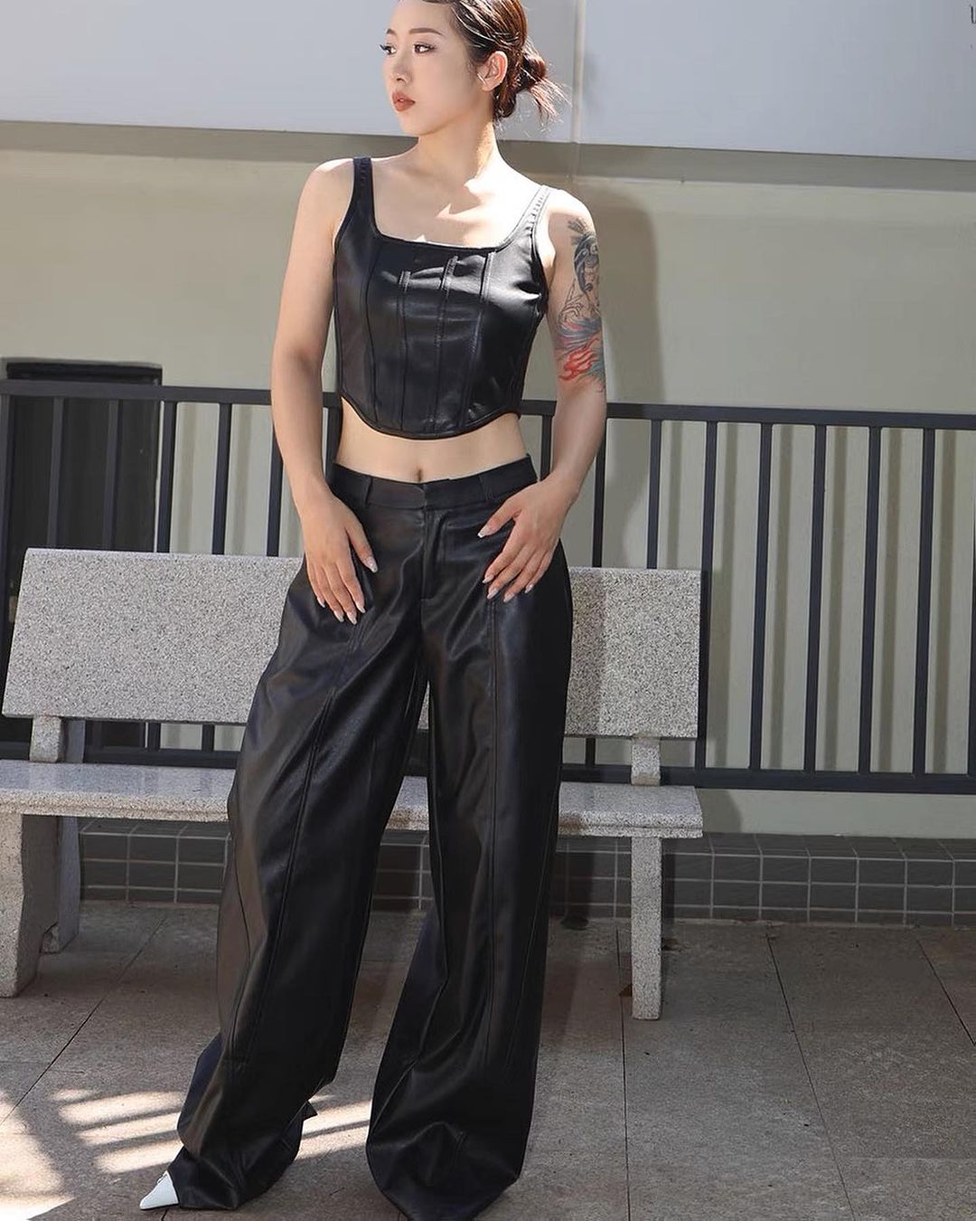 Aza Leather Pant