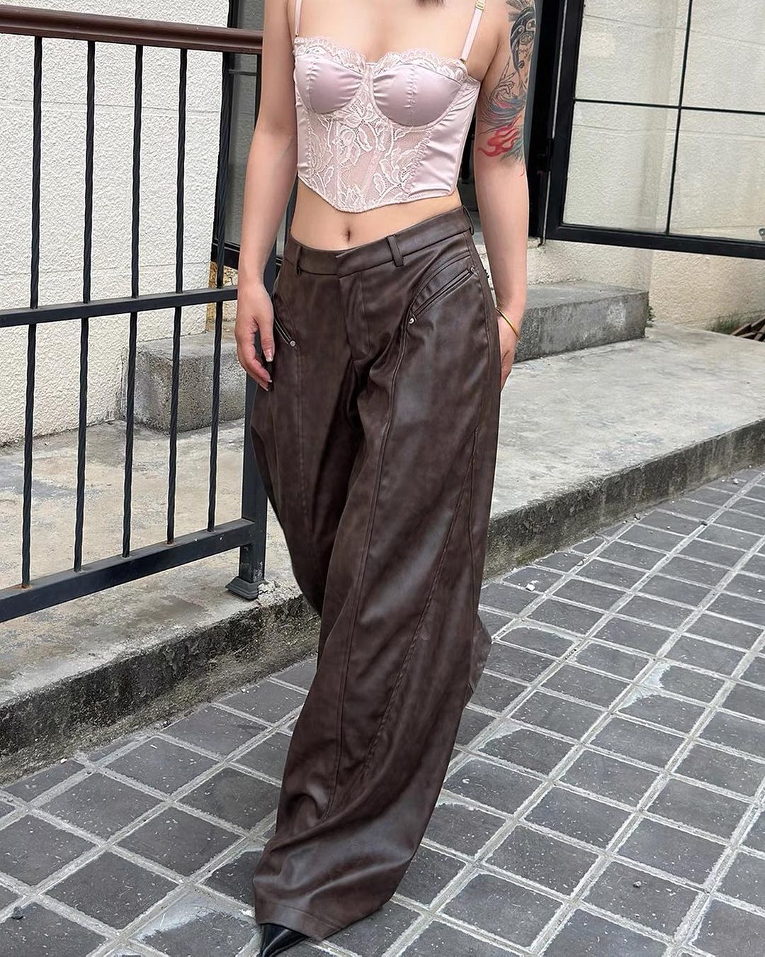 Aza Leather Pant