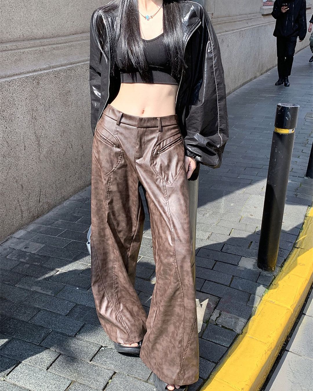 Aza Leather Pant