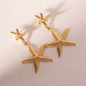 Double Starfish Earring