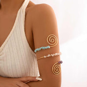 Crystal Swirl Arm Bracelet