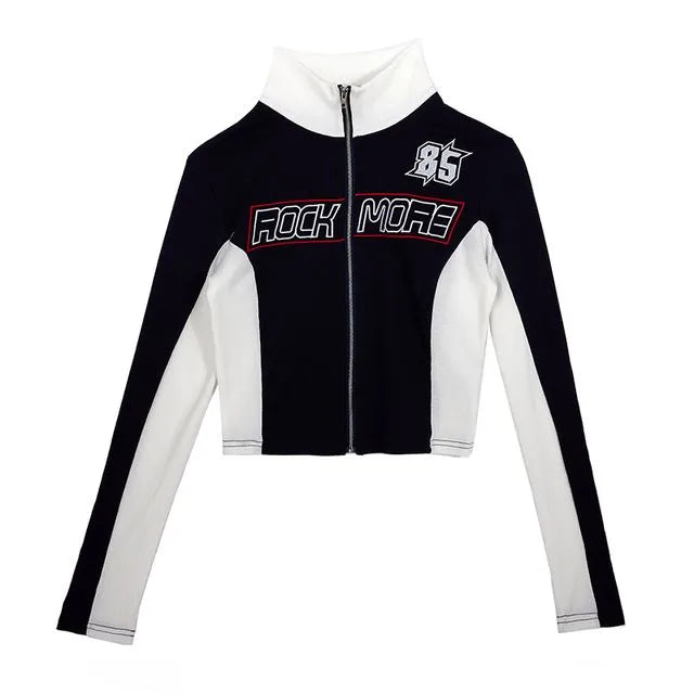 Rockmore Zip Up Cardi Top