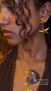 Double Starfish Earrings