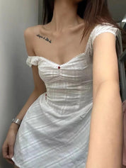 Sarah Grey Mini Dress