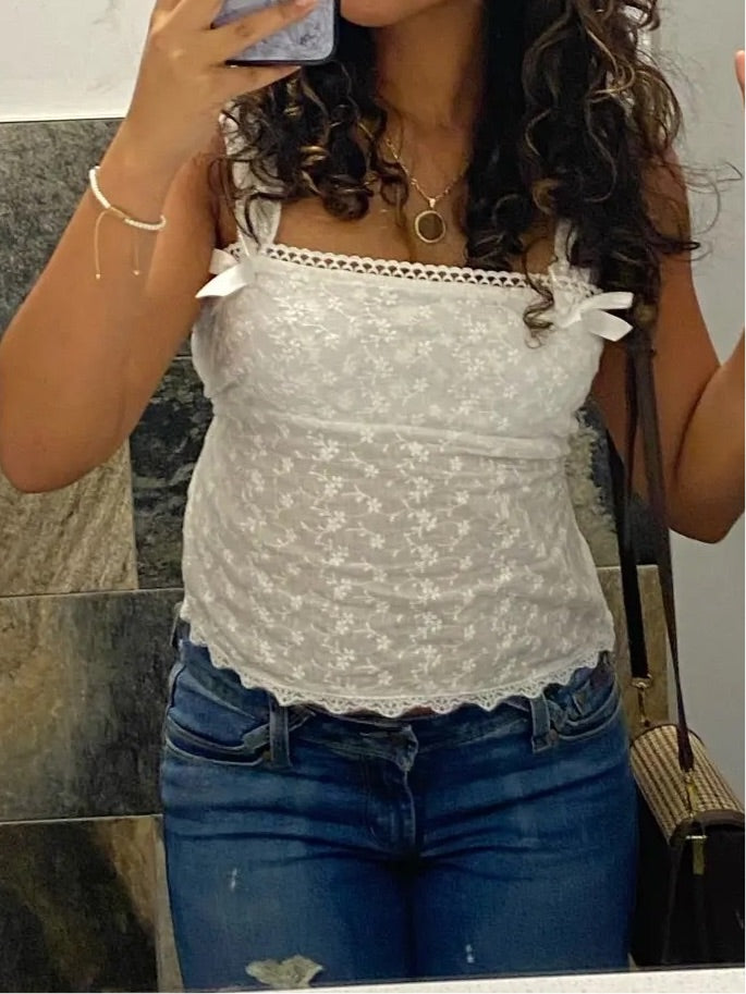 Sheer White Top