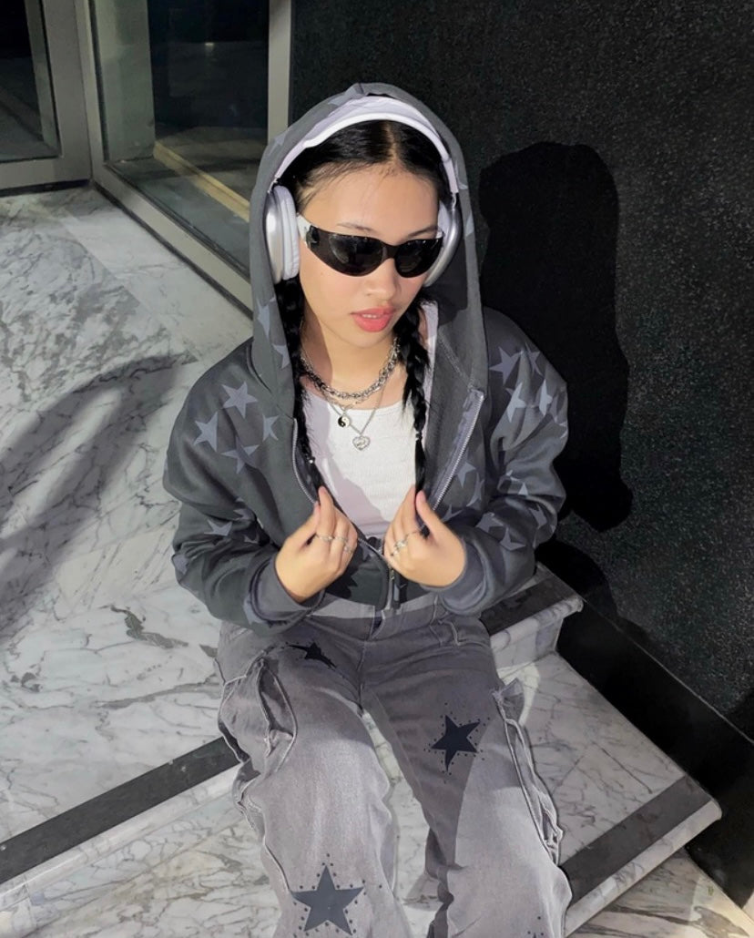 All Star Grey Zip up