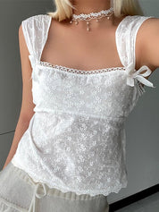 Sheer White Top