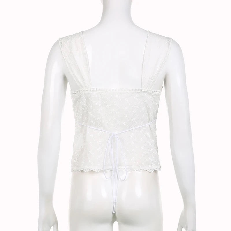 Sheer White Top